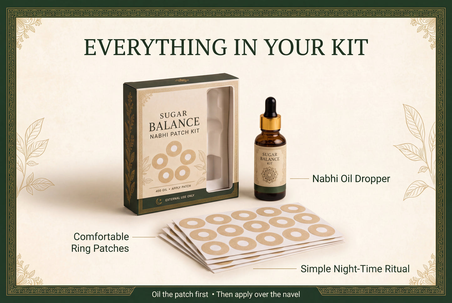 Sugar Balance Nabhi Patch Kit