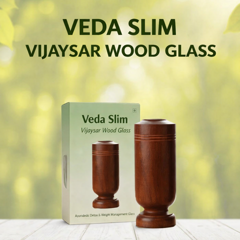 Veda Slim Vijaysar Wood Glass