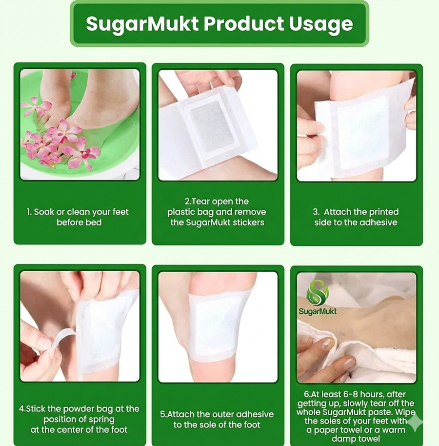 SugarMukt Sugar Control Foot Patches — image 4