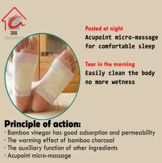 100% Merbal & Gentle Ingredient Detox Foot Pads (BUY 1 GET 1 FREE) — image 2