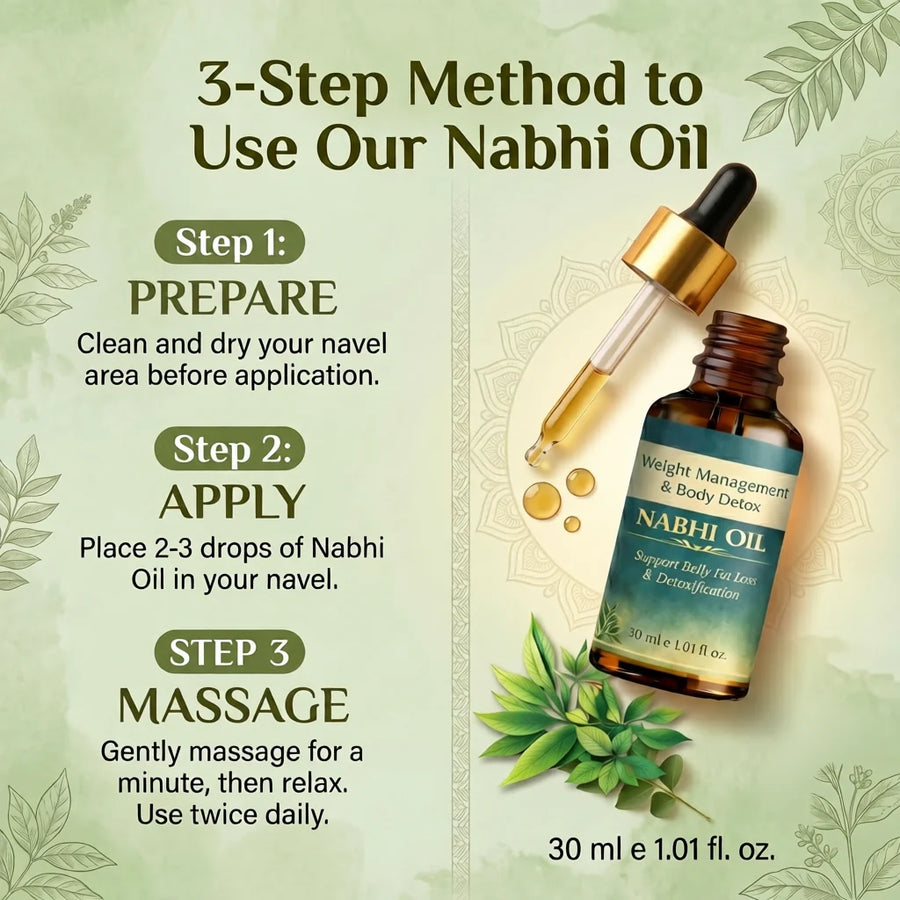 Weight Management Nabhi Oil (100% Natural) — image 3